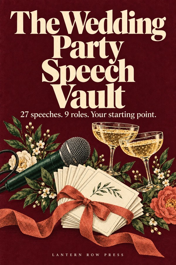 The Wedding Party Speech Vault book cover